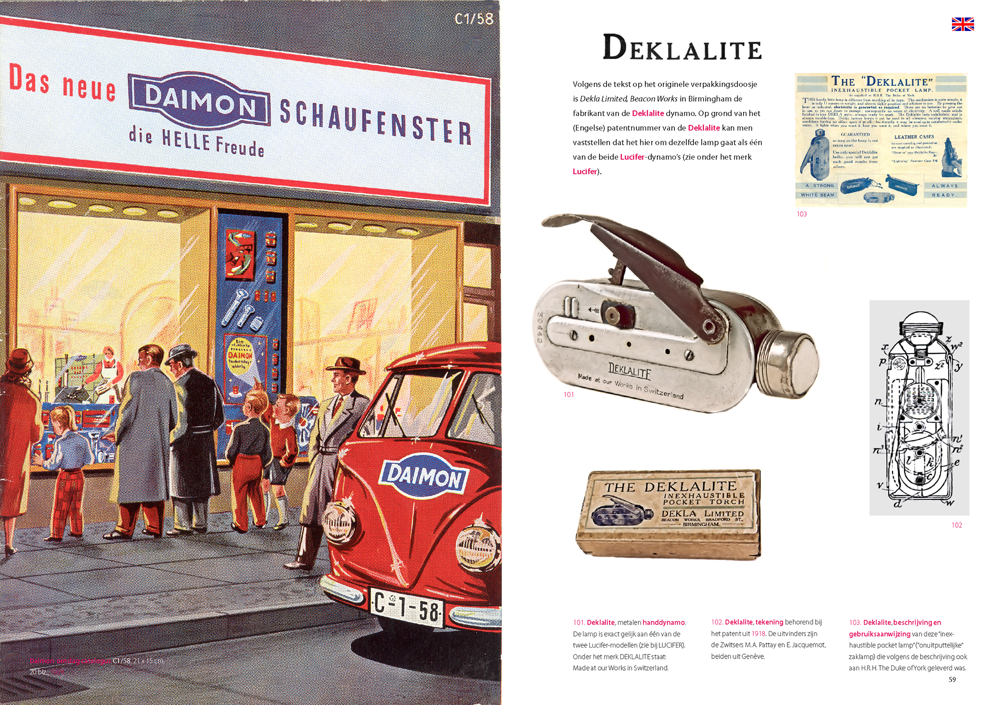 geschiedenis van de zaklamp