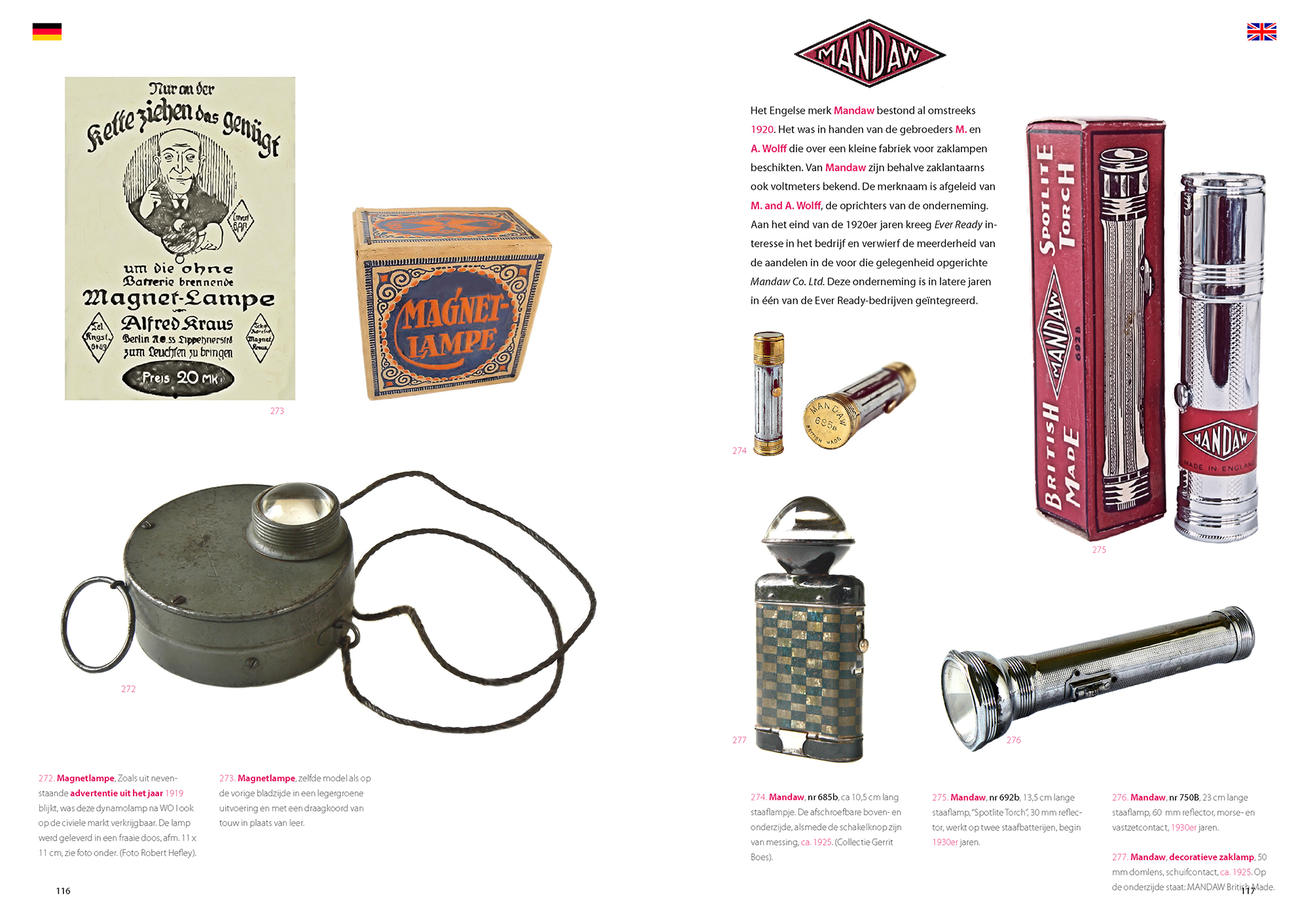 geschiedenis van de zaklamp